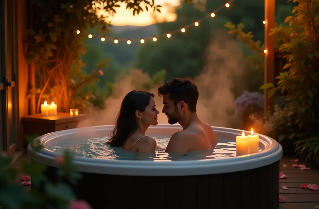 Stunning Romantic Hot Tub Images: Capturing Intimacy and Luxury